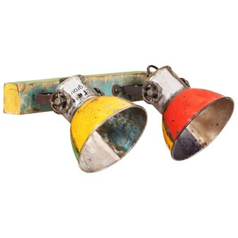 Wandlamp industrieel E27 45x25 cm meerkleurig