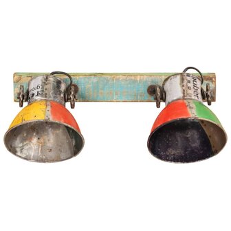 Wandlamp industrieel E27 45x25 cm meerkleurig