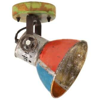 Wand- / plafondlampen industrieel 2 st gerecycled E27 17x24 cm