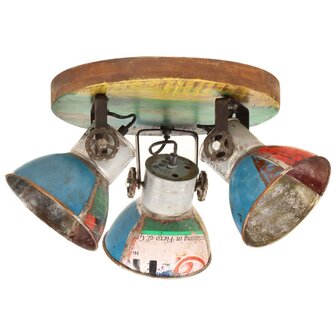 Plafondlamp industrieel 25 W E27 42x25 cm meerkleurig