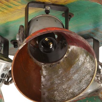 Plafondlamp industrieel 25 W E27 42x25 cm meerkleurig