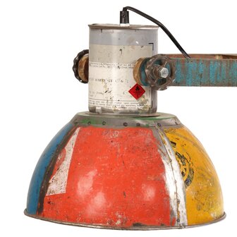 Hanglamp industrieel 25 W E27 111 cm meerkleurig