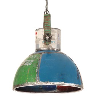 Hanglamp industrieel rond 25 W E27 40 cm meerkleurig