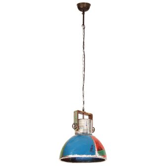 Hanglamp industrieel rond 25 W E27 40 cm meerkleurig