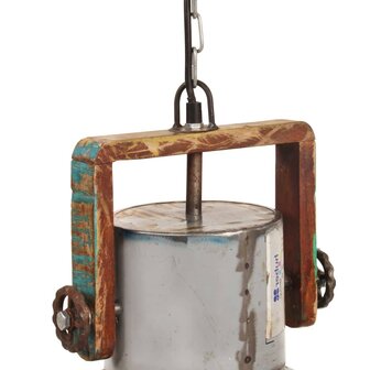 Hanglamp industrieel rond 25 W E27 40 cm meerkleurig