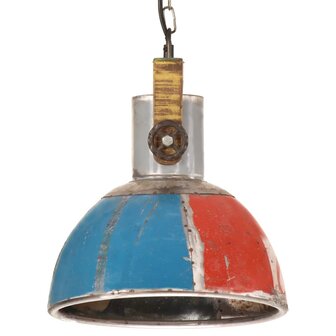 Hanglamp industrieel rond 25 W E27 30 cm meerkleurig