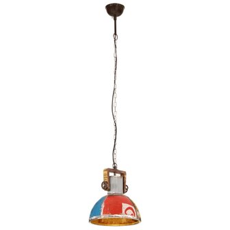 Hanglamp industrieel rond 25 W E27 30 cm meerkleurig