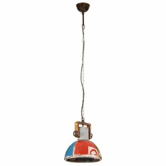 Hanglamp industrieel rond 25 W E27 30 cm meerkleurig