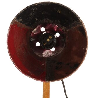 Bureaulamp industrieel rond E27 23x18x95 cm meerkleurig