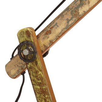 Bureaulamp industrieel rond E27 23x18x95 cm meerkleurig