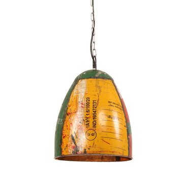 Hanglamp industrieel rond 25 W E27 32 cm meerkleurig