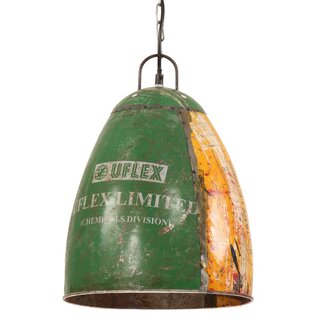 Hanglamp industrieel rond 25 W E27 32 cm meerkleurig