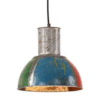 Hanglamp industrieel rond 25 W E27 28,5 cm meerkleurig