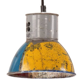 Hanglamp industrieel rond 25 W E27 17 cm meerkleurig