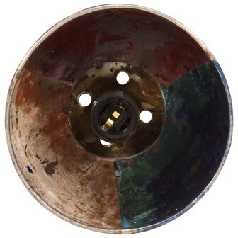 Hanglamp industrieel rond 25 W E27 17 cm meerkleurig