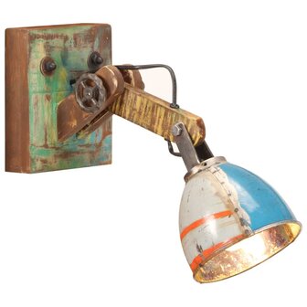 Wandlamp industri&euml;le stijl rond E27 meerkleurig