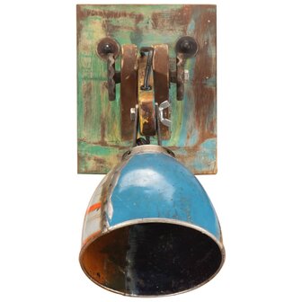 Wandlamp industri&euml;le stijl rond E27 meerkleurig