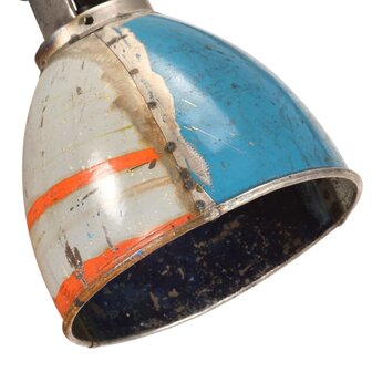 Wandlamp industri&euml;le stijl rond E27 meerkleurig