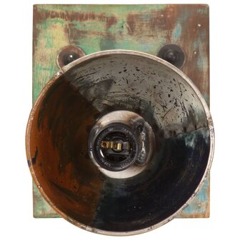 Wandlamp industri&euml;le stijl rond E27 meerkleurig