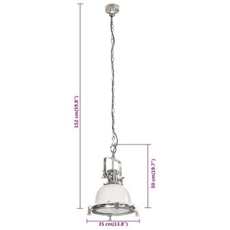 Hanglamp 35x35x152 cm aluminium