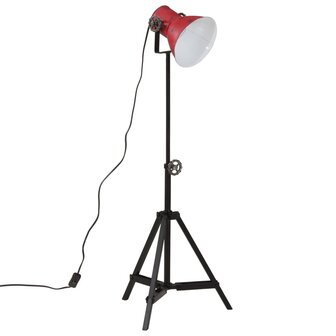 Vloerlamp 25 W E27 35x35x65/95 cm verweerd rood