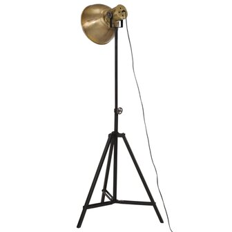 Vloerlamp 25 W E27 61x61x90/150 cm antiek messingkleurig