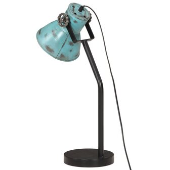Bureaulamp 25 W E27 17x17x60 cm verweerd blauw