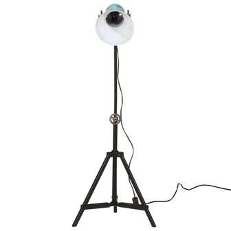 Vloerlamp 25 W E27 35x35x65/95 cm verweerd blauw