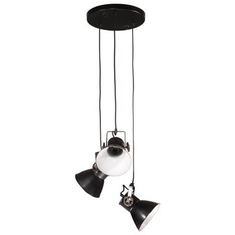 Hanglamp 25 W E27 30x30x100 cm zwart