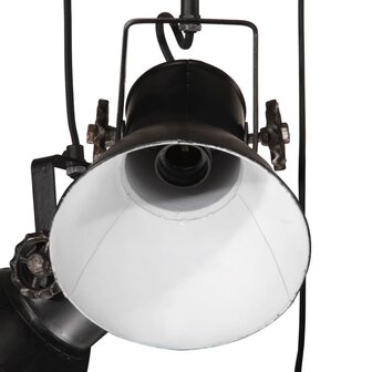 Hanglamp 25 W E27 30x30x100 cm zwart