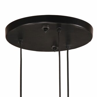 Hanglamp 25 W E27 30x30x100 cm zwart