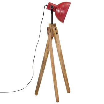 Vloerlamp 25 W E27 45x45x120 cm verweerd rood