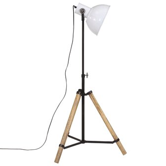 Vloerlamp 25 W E27 75x75x90-150 cm wit