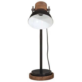 Bureaulamp 25 W E27 18x18x60 cm zwart