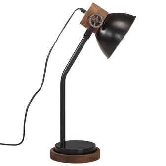 Bureaulamp 25 W E27 18x18x60 cm zwart