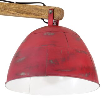 Plafondlamp 25 W E27 105x30x65-108 cm verweerd rood
