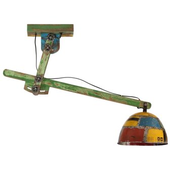 Plafondlamp 25 W E27 105x30x65-108 cm meerkleurig