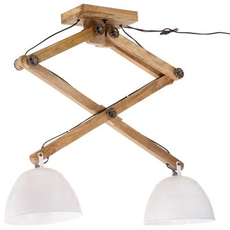 Plafondlamp 25 W E27 29x18x85 cm wit