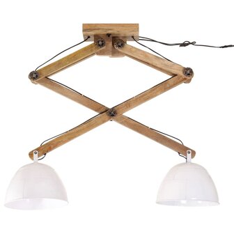 Plafondlamp 25 W E27 29x18x85 cm wit