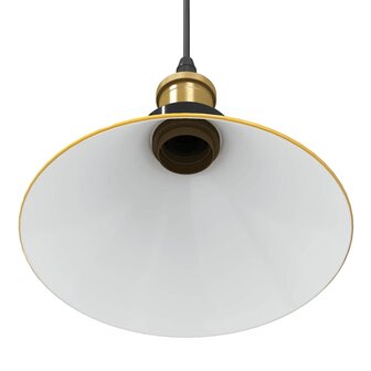 Hanglamp in hoogte verstelbaar E27 &Oslash;22 cm metaal glanzend geel