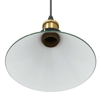 Hanglamp in hoogte verstelbaar E27 &Oslash;22 cm metaal glanzend groen