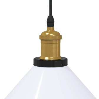 Hanglamp in hoogte verstelbaar E27 &Oslash;22 cm metaal glanzend wit