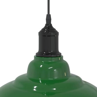 Hanglamp in hoogte verstelbaar E27 &Oslash;31 cm metaal glanzend groen
