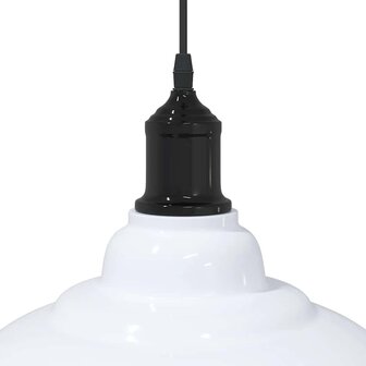 Hanglamp in hoogte verstelbaar E27 &Oslash;31 cm metaal glanzend wit