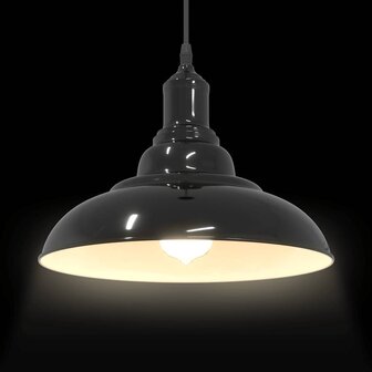 Hanglamp in hoogte verstelbaar E27 &Oslash;31 cm metaal donkerblauw