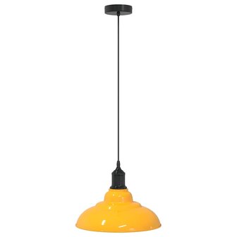 Hanglamp in hoogte verstelbaar E27 &Oslash;31 cm metaal glanzend geel