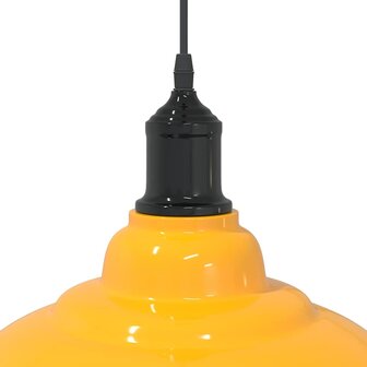 Hanglamp in hoogte verstelbaar E27 &Oslash;31 cm metaal glanzend geel