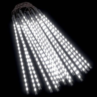 Meteoorlichten 20 st 720 LED&#039;s binnen/buiten 50 cm koudwit