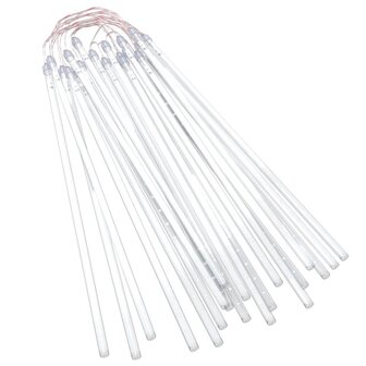 Meteoorlichten 20 st 720 LED&#039;s binnen/buiten 50 cm koudwit