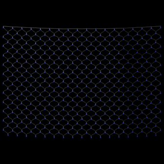 Kerstnetverlichting 544 LED&#039;s binnen en buiten 4x4 m blauw